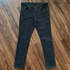 KUT FROM THE KLOTH Mia Skinny Gray Corduroy Pants